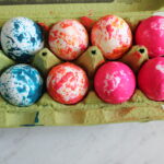 Marbled Melted Crayon Easter Eggs